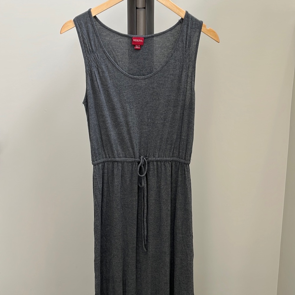 Merona gray tank maxi size XS